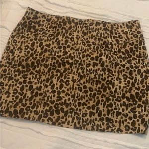Cheetah forever 21 mini skirt